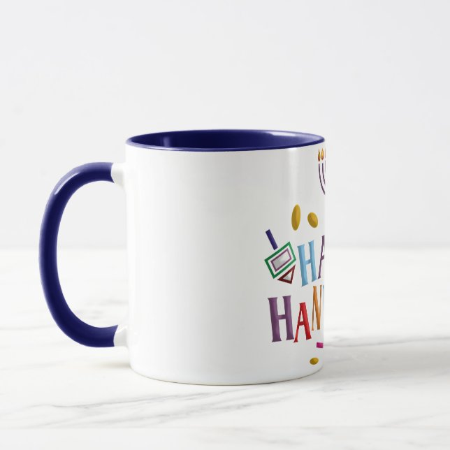 Happy Hanukkah Mug (Left)