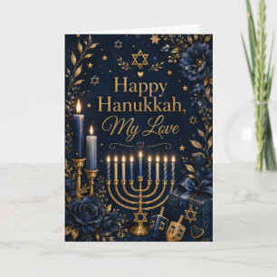 Happy Hanukkah My Love Card