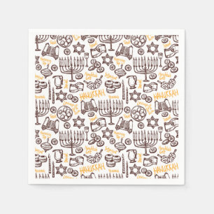Happy Hanukkah Napkins