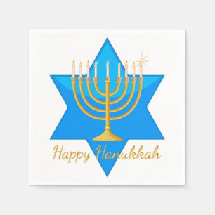 Happy Hanukkah Napkins