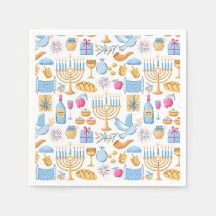 Happy Hanukkah Napkins