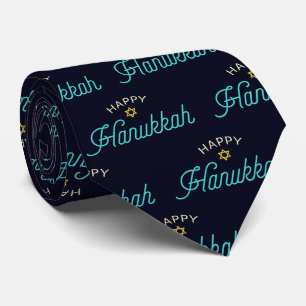 Happy Hanukkah Neck Tie