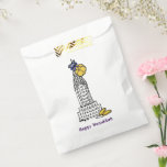 Happy Hanukkah New York City NYC Chanukah Gelt Favor Bag<br><div class="desc">Gift bag features an original marker illustration of a classic NYC landmark skyscraper "dressed up" for the holiday season with gold Hanukkah gelt!

Don't see what you're looking for? Need help with customization? Contact Rebecca to have something designed just for you.</div>