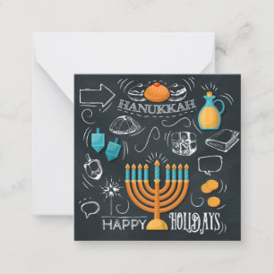 Happy Hanukkah Note Card