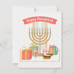 Happy Hanukkah Note Card