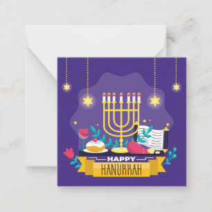 Happy Hanukkah Note Card