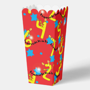 Happy Hanukkah Numbers Favor Boxes