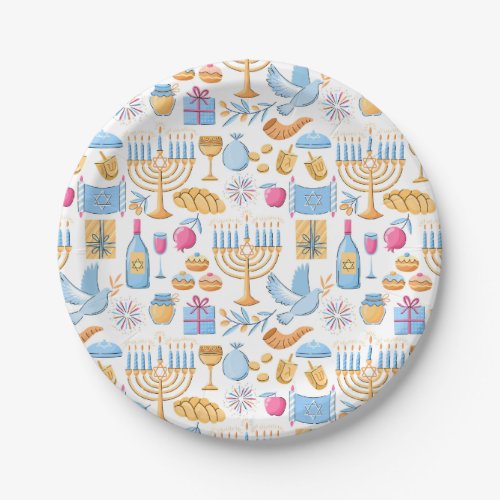 Happy Hanukkah  Paper Plates