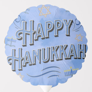 Happy Hanukkah Party Balloon