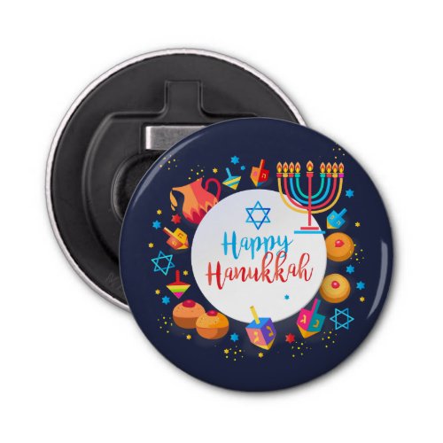 Happy Hanukkah Party Beautiful Decoration Bottle Opener