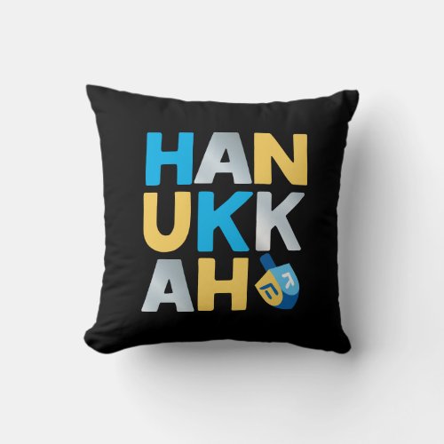 Happy Hanukkah Pillow