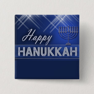 Happy Hanukkah Pinback Button