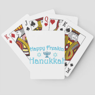 happy hanukkah poker cards