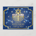 Happy Hanukkah Postcard<br><div class="desc">Happy Hanukkah</div>