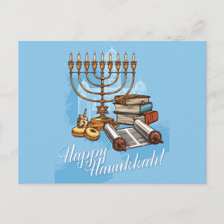 Hanukkah post card