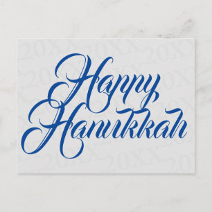 Happy Hanukkah Postcard