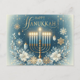 Happy Hanukkah Postcard