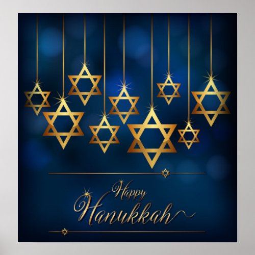 Happy Hanukkah Poster