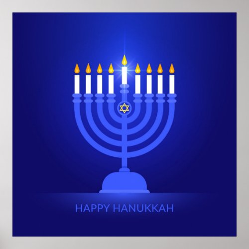 Happy Hanukkah Poster