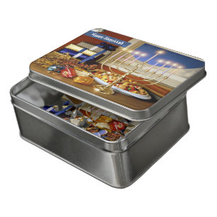 Happy Hanukkah Puzzle Personalize Greeting Gift