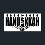 Happy Hanukkah Rubber Stamp<br><div class="desc">Perfect for your holiday greetings. Celebrate eight days and eight nights of the Festival of Lights with Hanukkah cards and gifts. The festival of lights is here. Light the menorah, play with the dreidel and feast on latkes and sufganiyots. Celebrate the spirit of Hanukkah with friends, family and loved ones...</div>