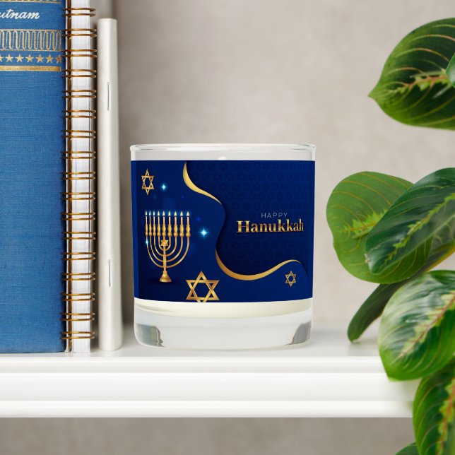 Happy Hanukkah  Scented Candle (Shelf)