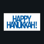 Happy Hanukkah! Self-inking Stamp<br><div class="desc">Happy Hanukkah! Happy Chanukah! Either way you spell it,  celebrate happily with family and friends.</div>