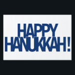 Happy Hanukkah! Sign<br><div class="desc">Happy Hanukkah! Happy Chanukah! Either way you spell it,  celebrate happily with family and friends.</div>