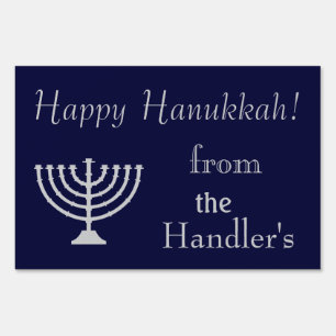 Happy Hanukkah Sign
