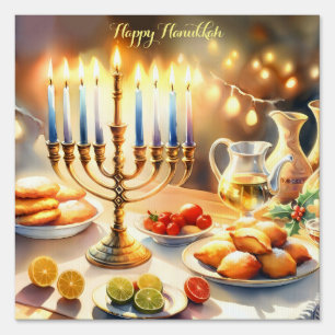 Happy Hanukkah Sign