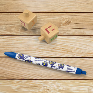 Happy Hanukkah Spinning Dreidel Pen