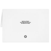Happy Hanukkah, Star of David Cards (Back Horizontal)