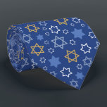 Happy Hanukkah Star of David Neck Tie<br><div class="desc">Happy Hanukkah Star of David Pattern</div>