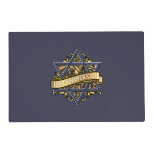  Happy Hanukkah Star of David Placemat