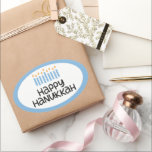 Happy Hanukkah Stickers<br><div class="desc">Hanukkah design.</div>