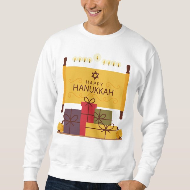 Happy Hanukkah Sweatshirt (Front)