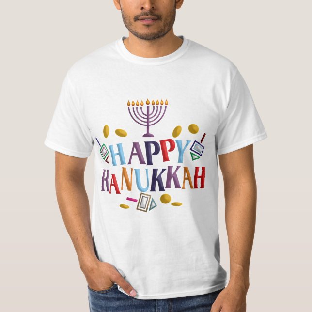 Happy Hanukkah T-Shirt (Front)