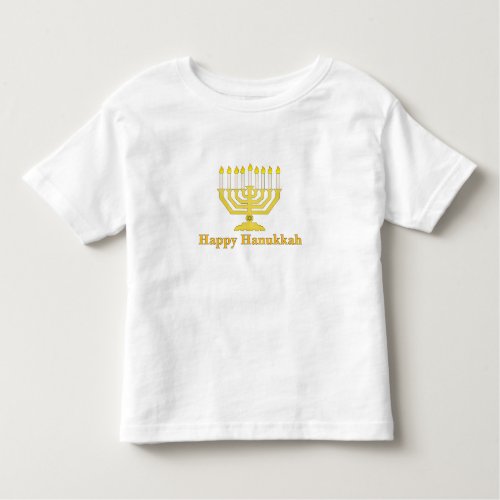 Happy Hanukkah Toddler T_shirt