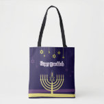 Happy Hanukkah Tote Bag<br><div class="desc">Happy Hanukkah Tote Bag (</div>