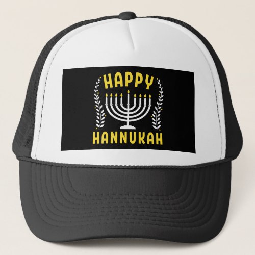 Happy Hanukkah Trucker Hat