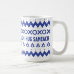 Happy Hanukkah "Ugly Sweater" Mug<br><div class="desc">Happy Hanukkah "Ugly Sweater" Mug. Just for fun, how about "Hug Sameach" in place of, "Chag Sameach/Happy Holiday :?) Mugs are a thoughtful gift to give and easy to dress up by filling with some favorite dreidels, candies, cookies, gelt or ?, wrapped in cellophane and a sweet little ribbon! Enjoy...</div>