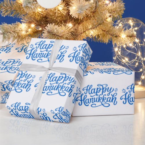 Happy Hanukkah  Wrapping Paper