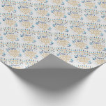 Happy Hanukkah Wrapping Paper<br><div class="desc">Happy Hanukkah Hanukkah is a Jewish holiday which celebrates the victory of the Maccabees over the larger Syrian army. ... The Hebrew word hanukkah means rededication. The hanukiah (or hanukkah menorah) is a candle holder, an important Hanukkah symbol Make sure every gift you give has a layer of love by...</div>