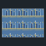 Happy Hanukkah Wrapping Paper Sheets<br><div class="desc">Happy Hanukkah Wrapping Paper</div>
