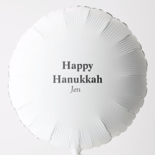 Happy Hanukkah your name text image editable Balloon