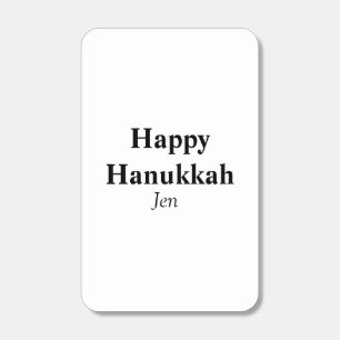 Happy Hanukkah your name text image editable Matchboxes