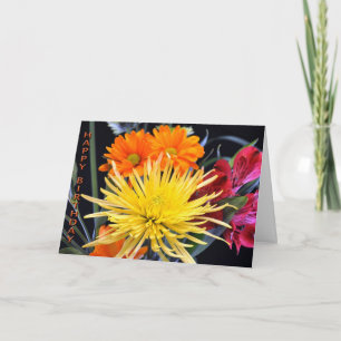Happy Happy Birthday Floral Bliss Card