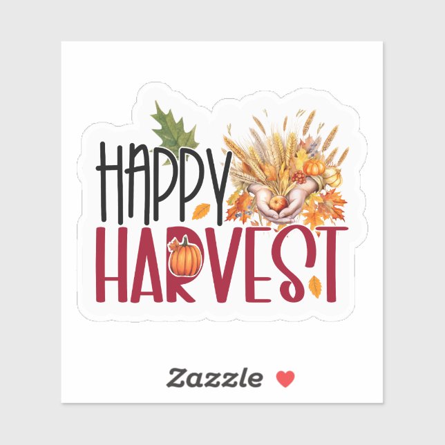 Happy Harvest Sticker (Sheet)