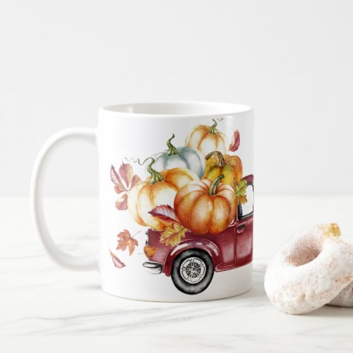 Happy Harvest Watercolor Coffee Mug