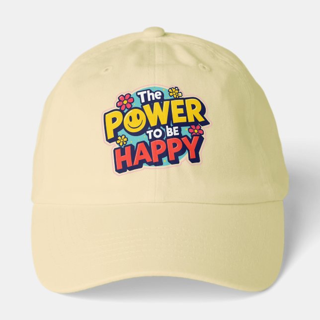 HAPPY HAT (Spring Edition) - The Power to be Happy (Front)